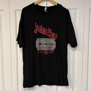 Black Judas Priest Graphic Tee